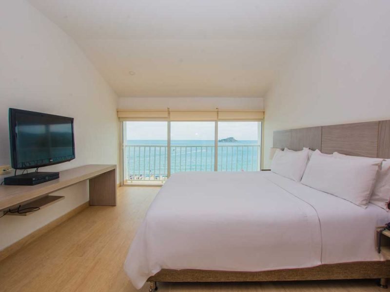 Suite frente al mar en hotel en Santa Marta